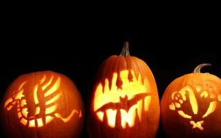 Happy Halloween Holiday HD Wallpaper Phone black background