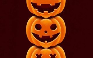 Hello Pumpkins iPhone Wallpaper
