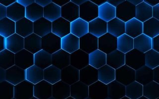 Hexagon Neon iPhone Wallpaper