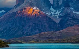 Landscape Argentina Mountain Lake Patagonia Clouds Wallpaper 1080x1920 1
