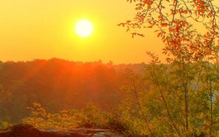 Nature Autumn Sunrise iphone wallpaper