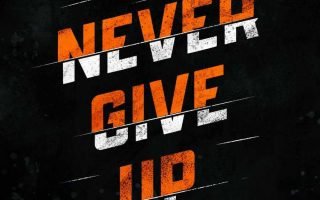 Never Give Up iPhone Wallpaper