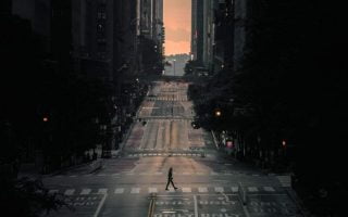 New York Sunset iPhone Wallpaper
