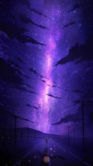 Night Anime Road