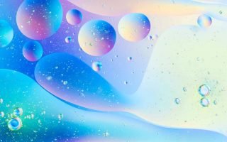 Oil Bubbles iPhone Wallpaper scaled