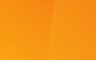 Orange Abstract Waves iPhone Wallpaper