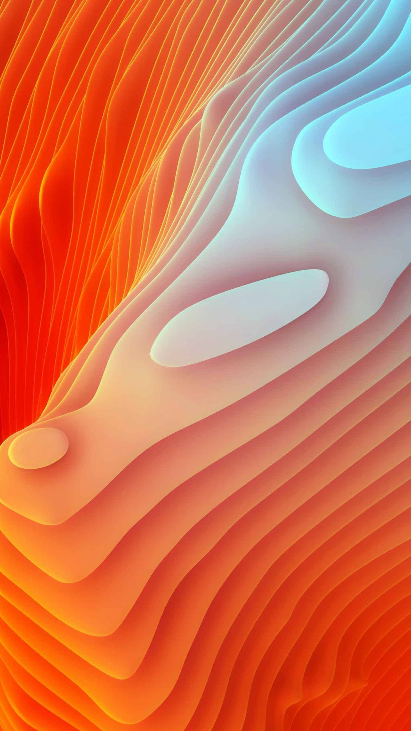 Orange Abstract iPhone Wallpaper