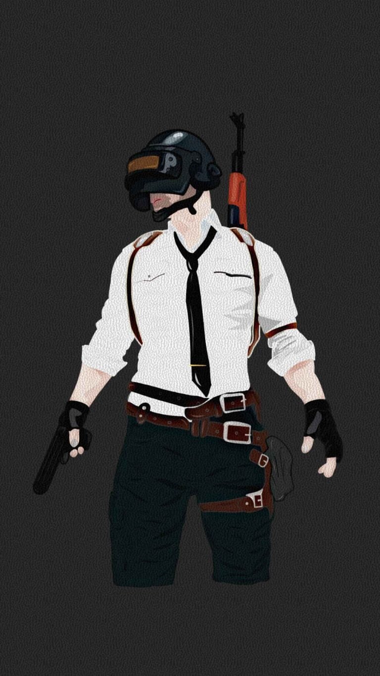PUBG Fighter iPhone Wallpaper