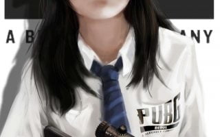 PUBG Player Girl iPhone Wallpaper