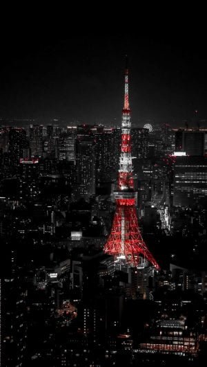 Paris Night Eiffel Tower iPhone Wallpaper