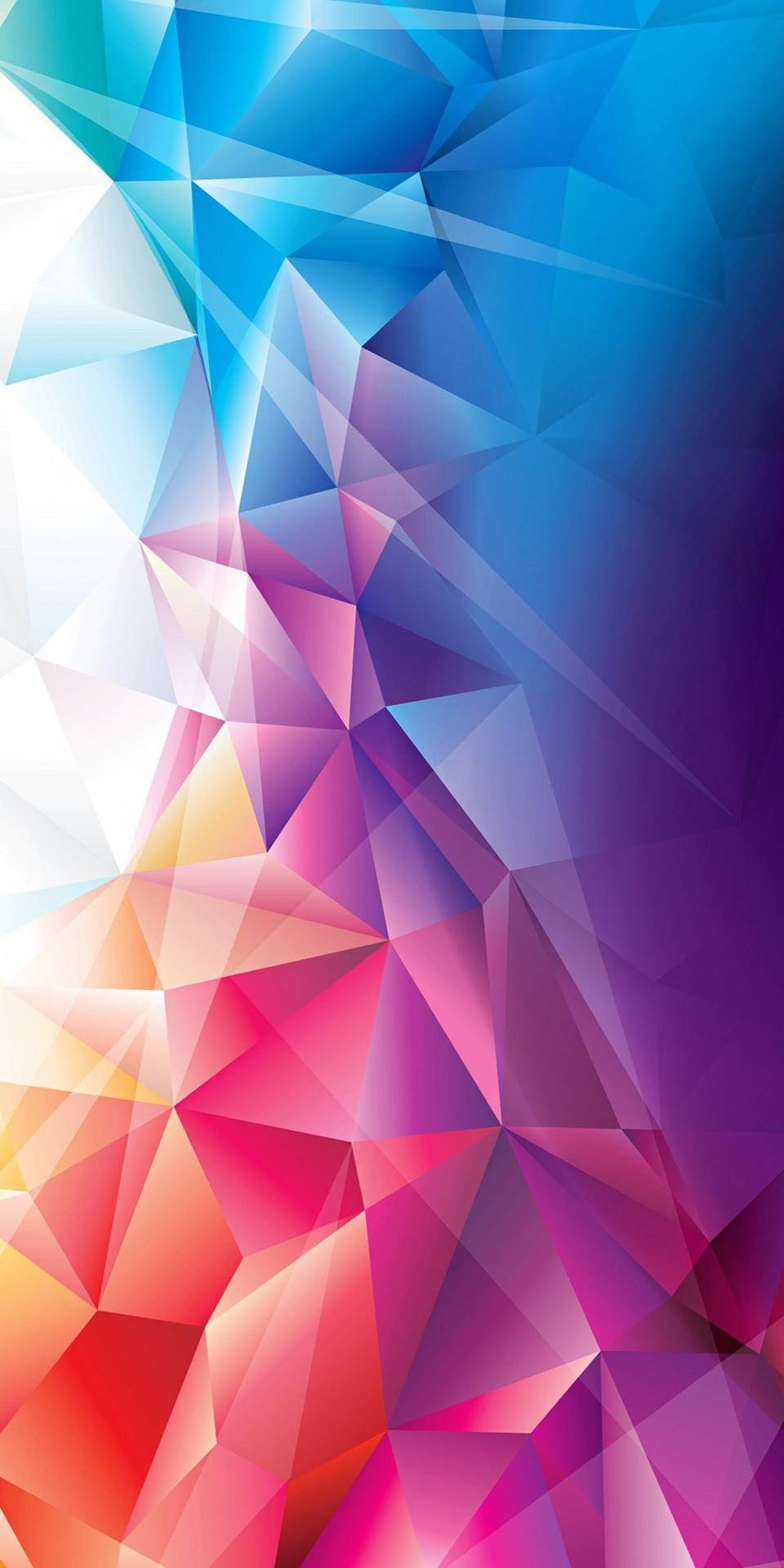 Polygon Colourful iPhone Wallpaper