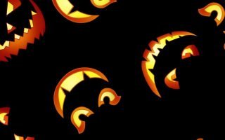 Pumpkin Faces iPhone Wallpaper