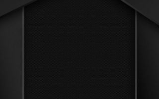 Pure Black Material Phone Wallpaper HD