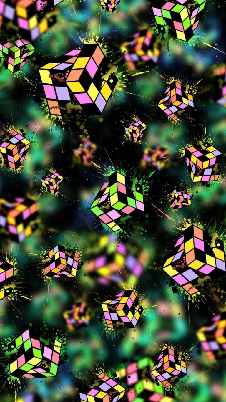 Puzzle Blocks iPhone Wallpaper