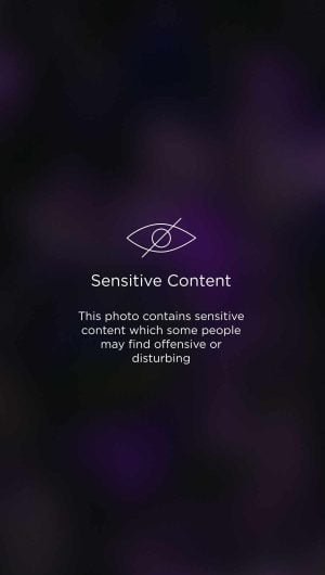Sensitive Content iPhone Wallpaper Quote