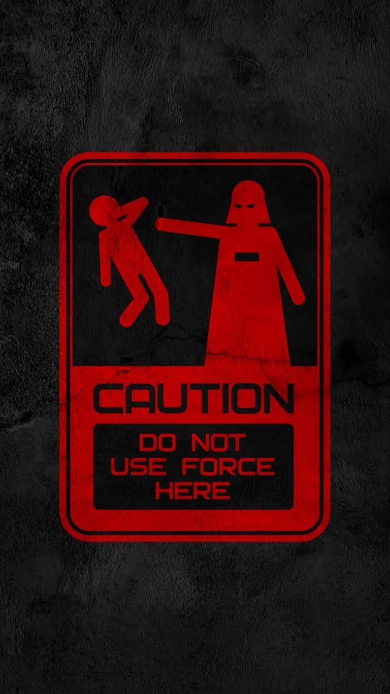 Star Wars Caution wallpapers iphone