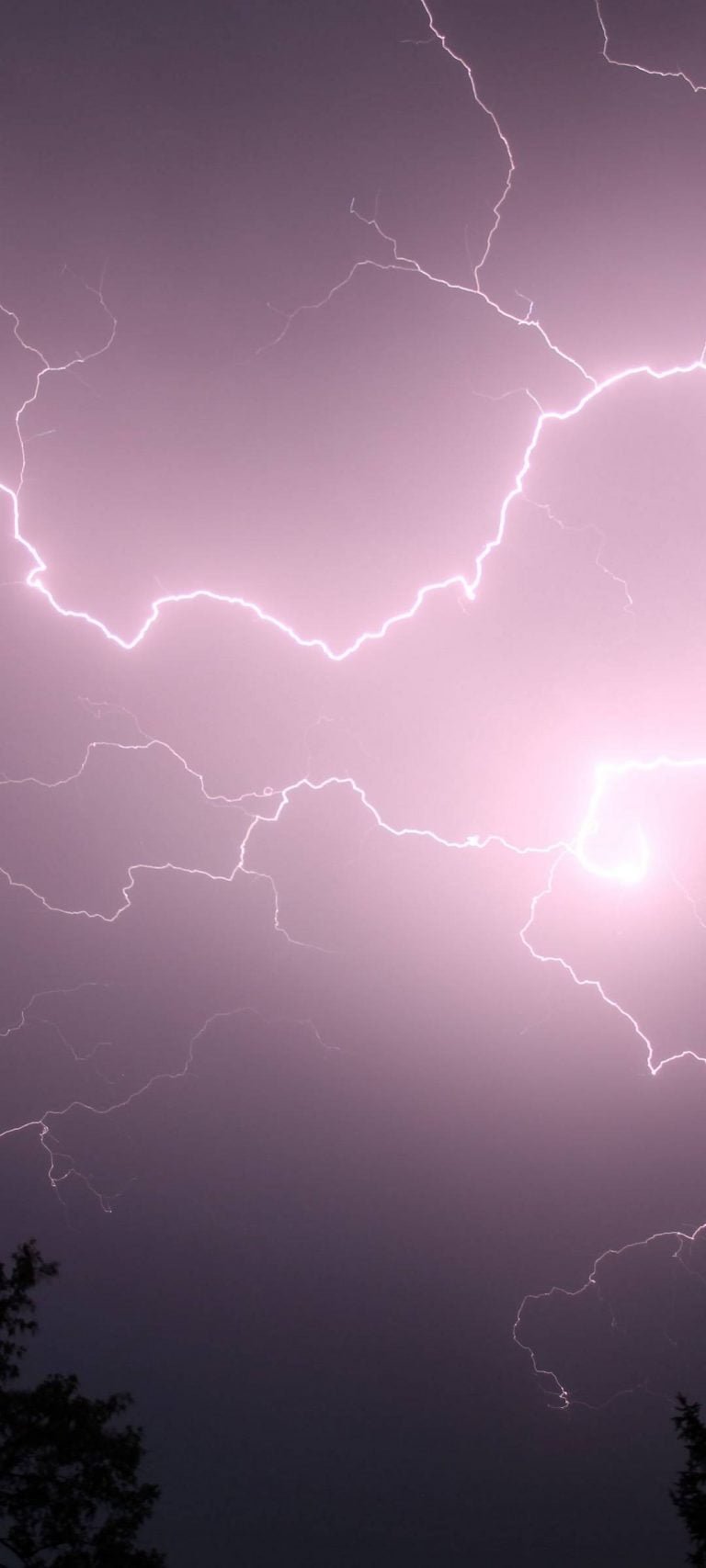 Thunderstorm Sky Light Wallpaper