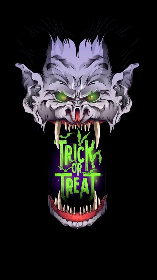 Trick or Treet Halloween iPhone Wallpaper