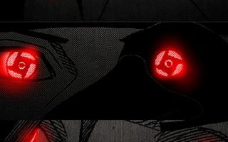 Uchiha Shisui Mangekyou Sharingan wallpaper scaled