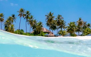 Under Water Beach Wallpaper