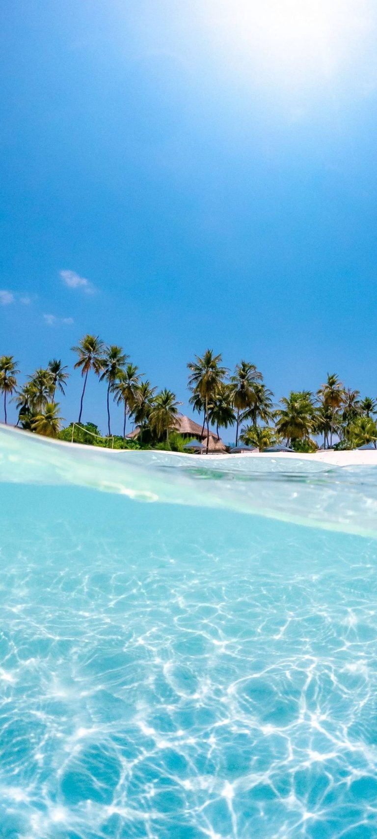 Under Water Beach Wallpaper