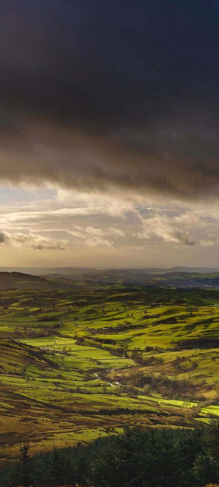 Valley Land Sky Wallpaper
