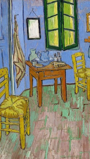 Van Gogh iPhone wallpaper The Bedroom HD background