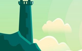 Vector Sea Wallpaper 075