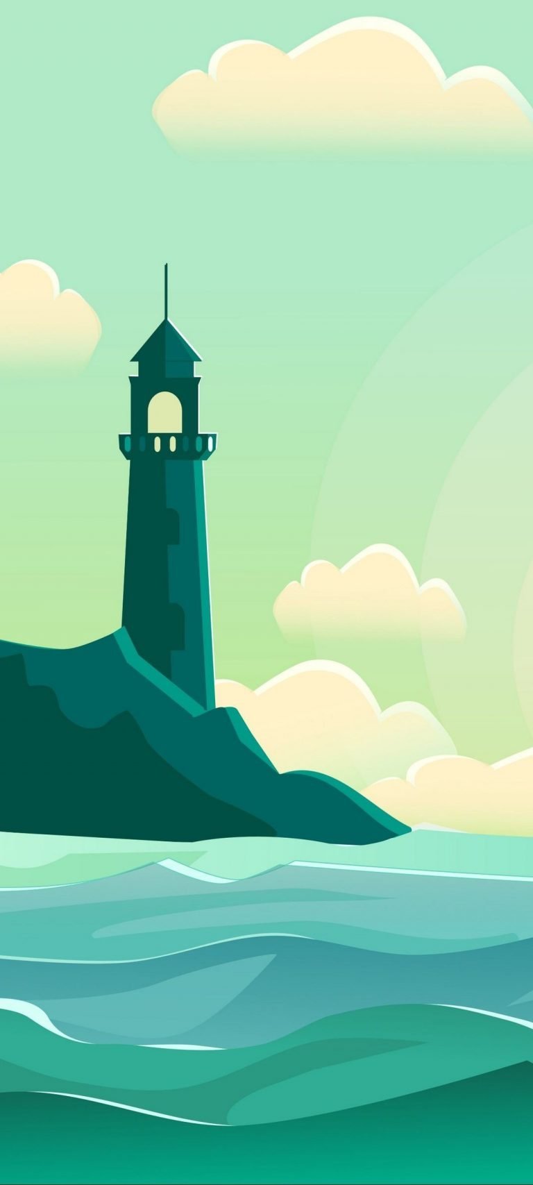 Vector Sea Wallpaper 075
