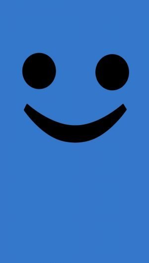 Vector Smile Blue Wallpaper 084