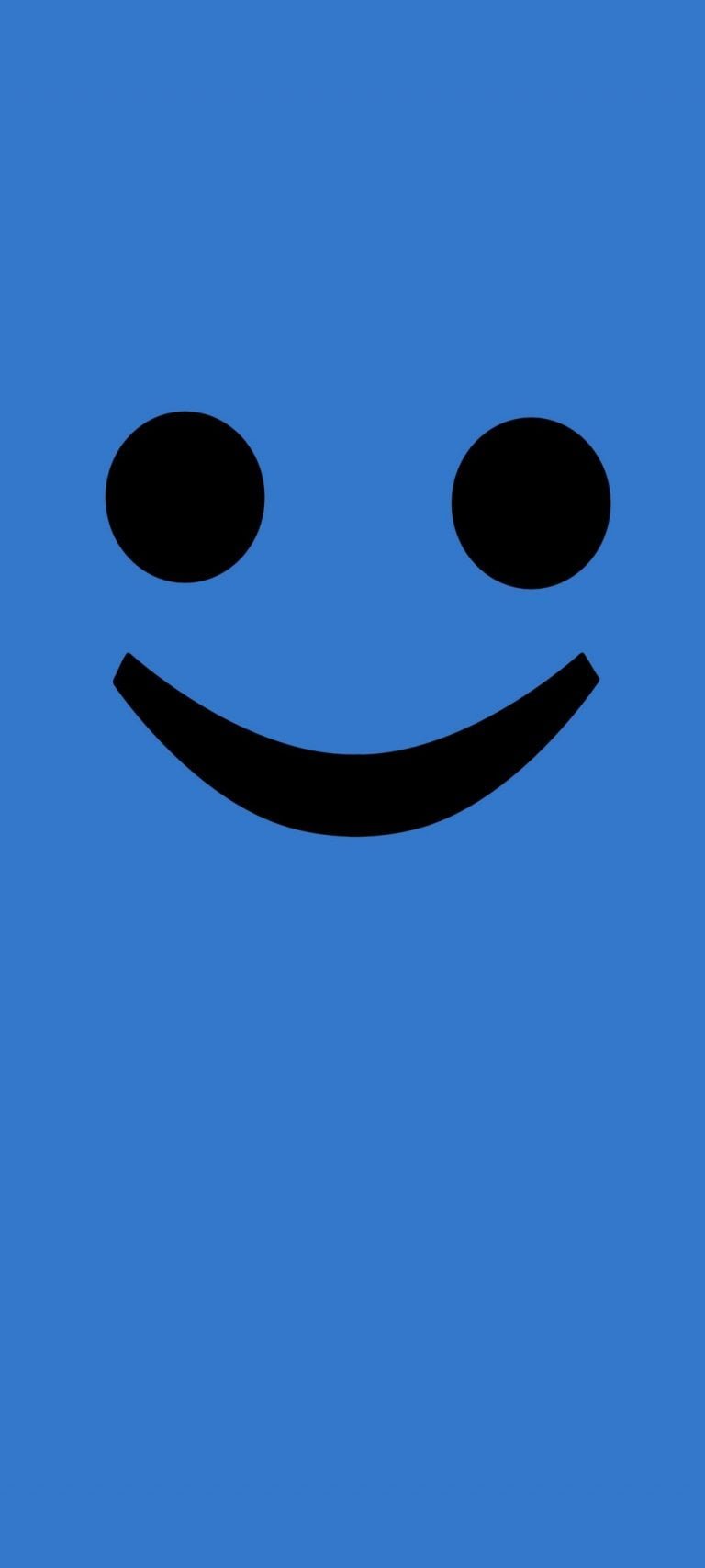 Vector Smile Blue Wallpaper 084