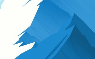 Vector Snow Mountain Wallpaper 070