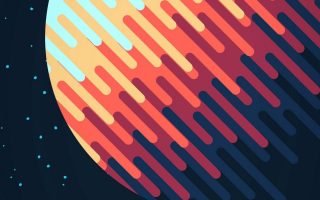 Vector Space Planet Wallpaper 150