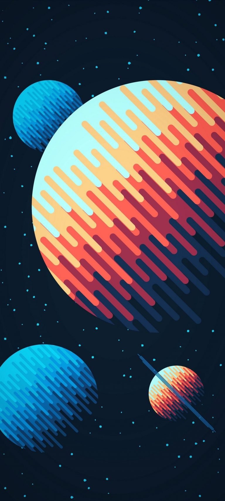 Vector Space Planet Wallpaper 150