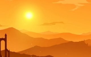 Vector Sunrise Nature Wallpaper 052