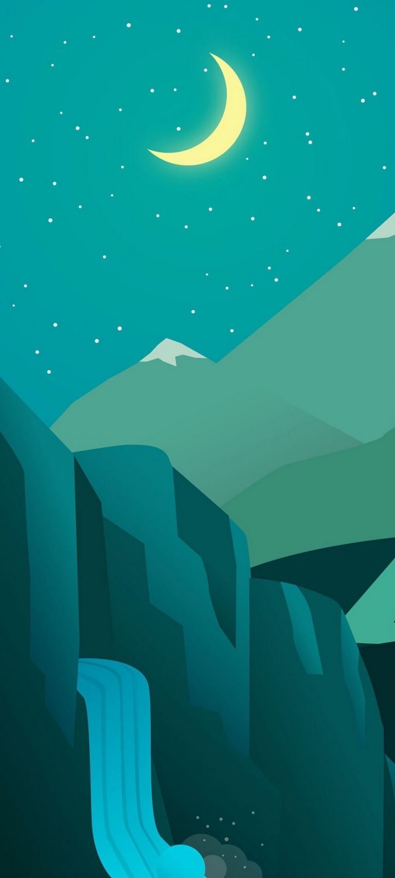 Vector Waterfall Wallpaper 154