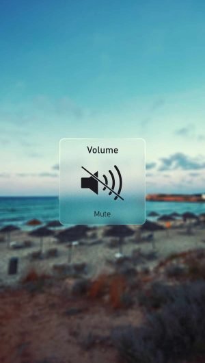 Volume Mute iPhone 13 wallpaper