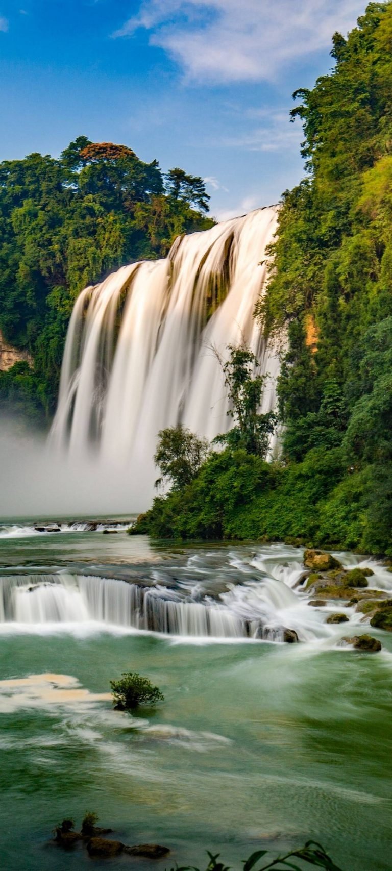 Waterfall River Wallpaper