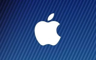 White Apple Abstract iPhone Wallpaper