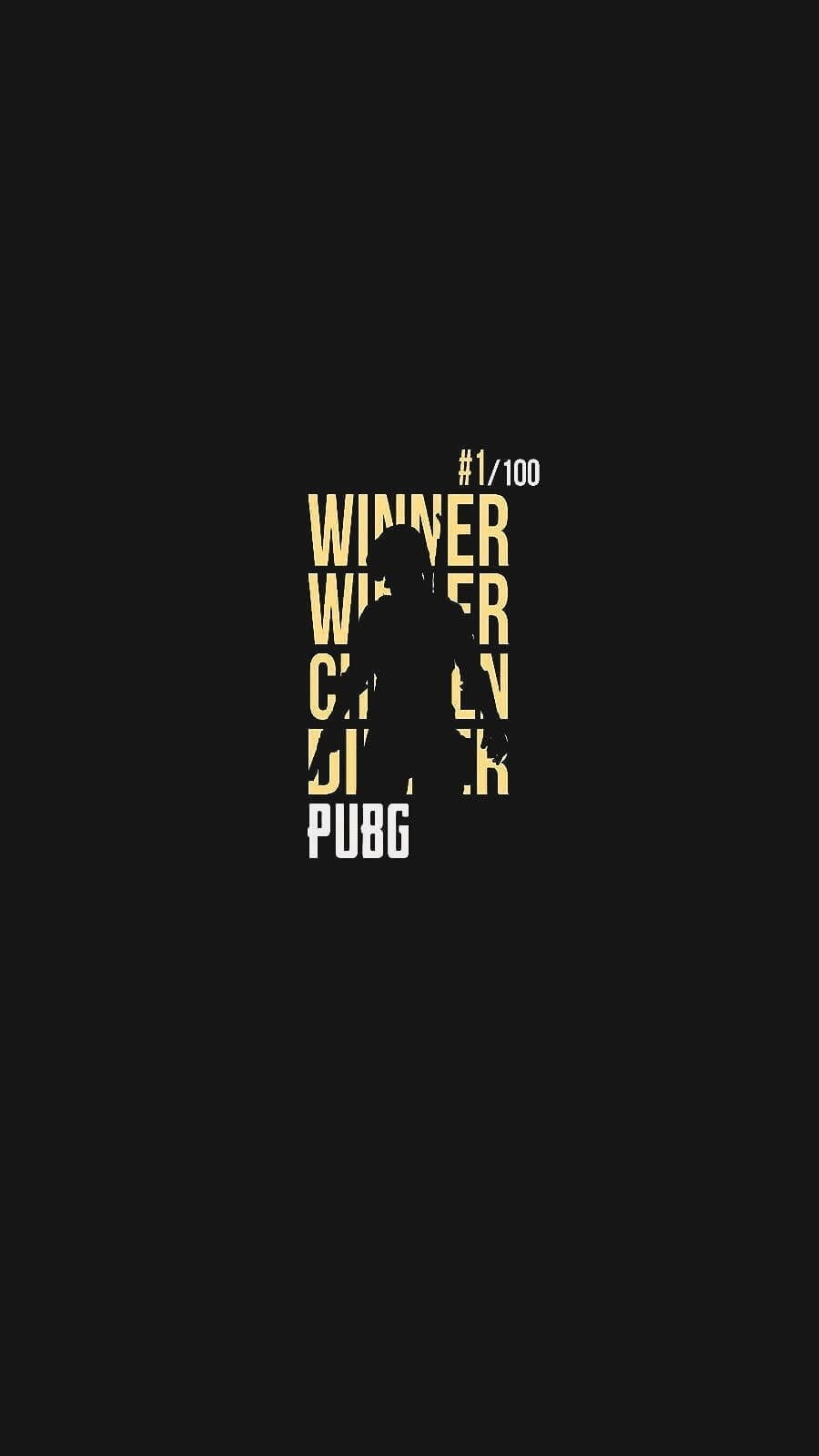 Winner Winner Chicken Dinner PUBG iPhone Wallpaper