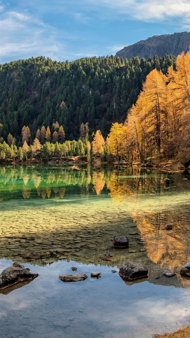 lai da palpuogna lake in switzerland 5k