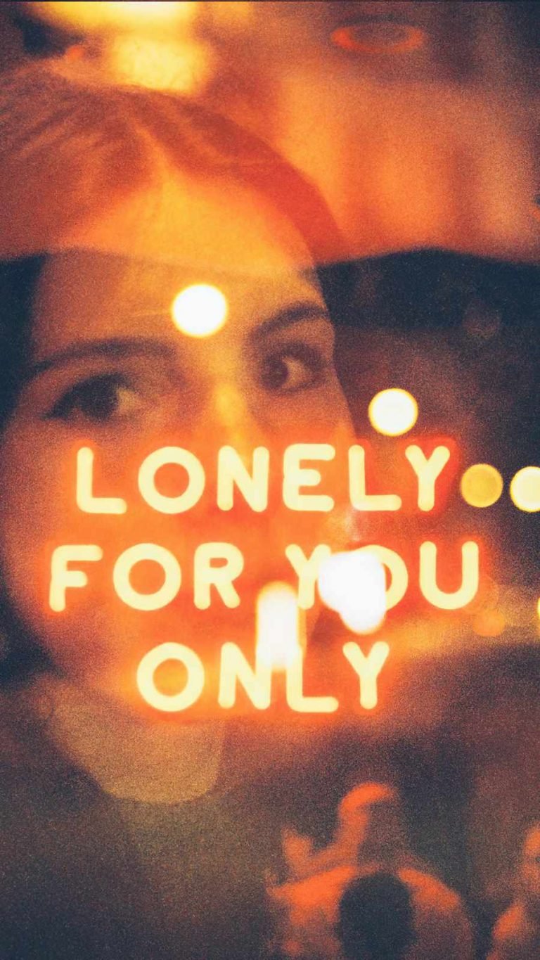 lonely for you only wallpaper iphone 13