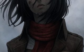 HD wallpaper Anime Attack On Titan Black Hair Blue Eyes Mikasa Ackerman