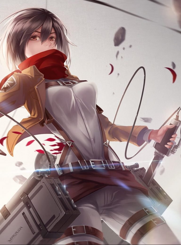 HD wallpaper Mikasa of Attack of Titans Shingeki no Kyojin anime Mikasa Ackerman