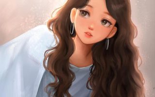 HD wallpaper black haired female anime digital art anime girls pfp cute girl