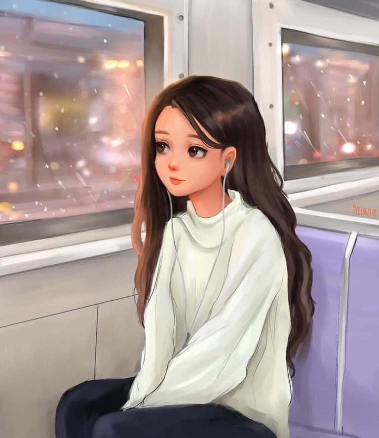HD wallpaper black haired female anime digital art anime girls pfp train
