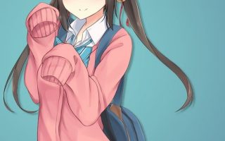 HD wallpaper black haired woman anime character illustration anime girls