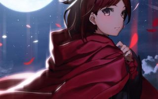 HD wallpaper brown hair female anime character Moon anime girls RWBY one person