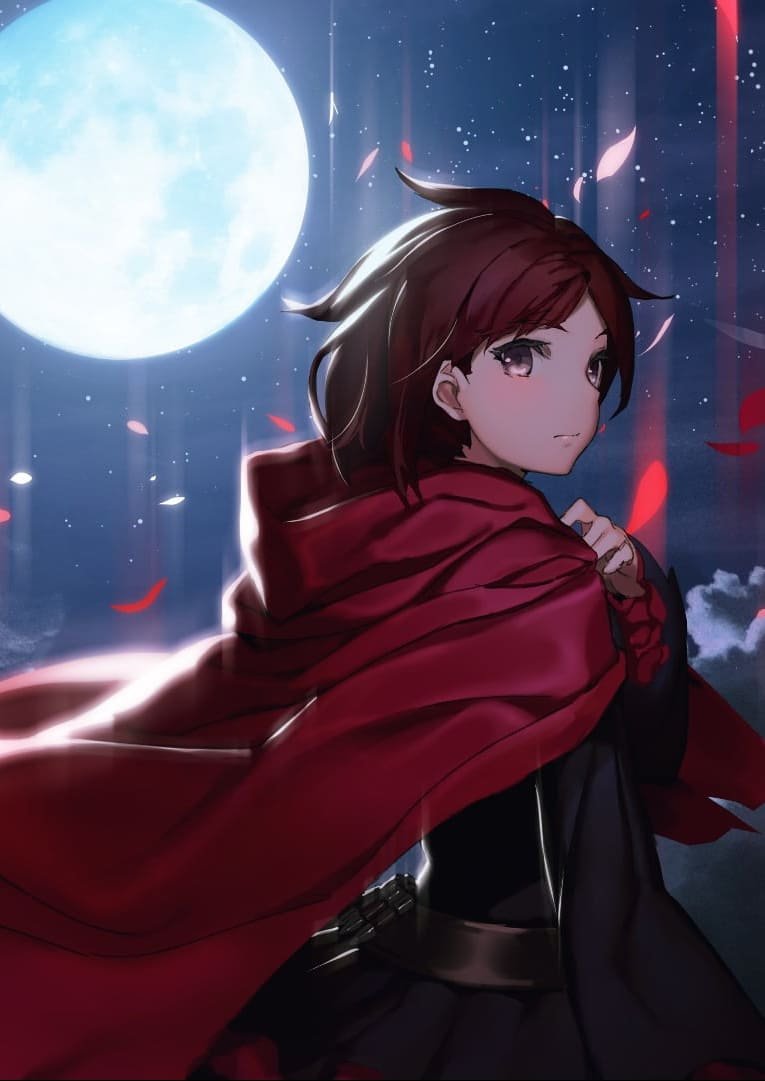 HD wallpaper brown hair female anime character Moon anime girls RWBY one person