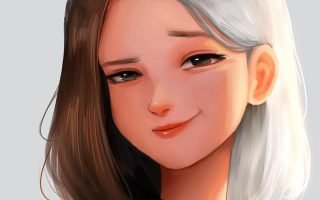 HD wallpaper brown haired female anime digital art Lab anime girls pfp